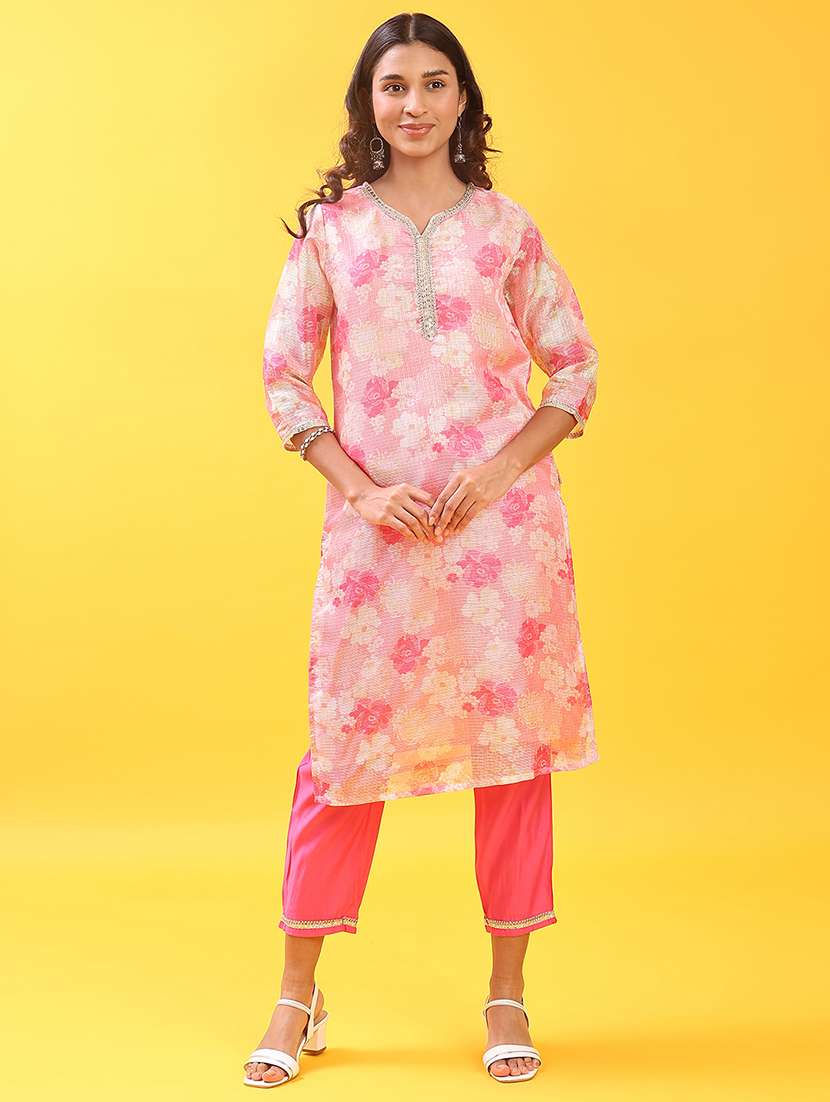 women pink co-ord set - 22139641 -  Standard Image - 2