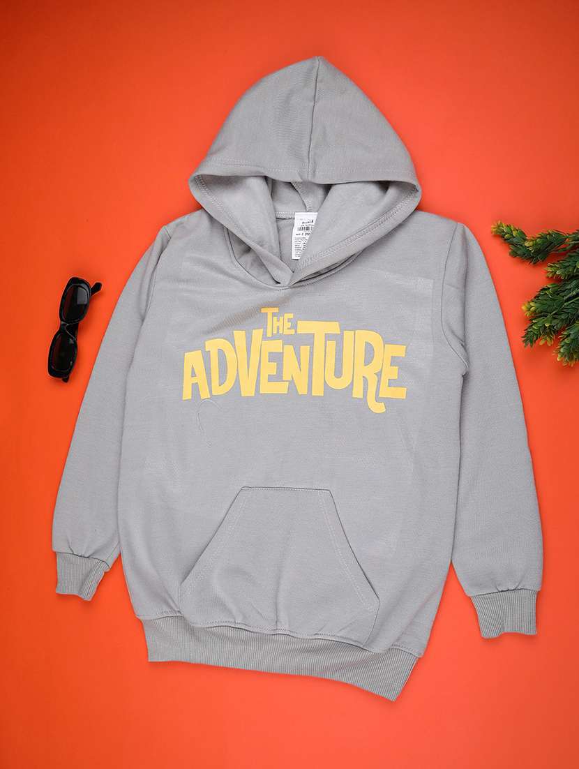 boys typographic long sleeve sweatshirt