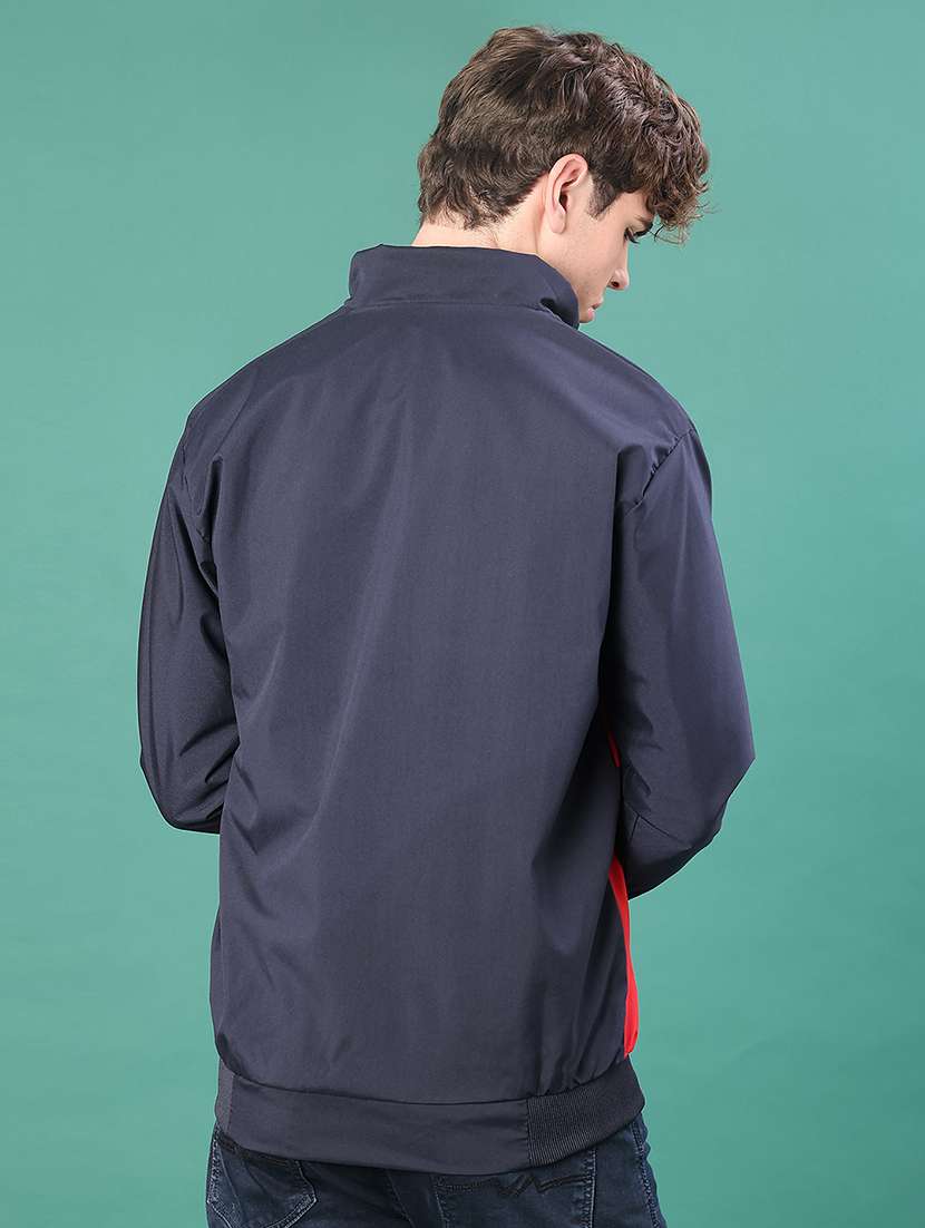 men color block long sleeve regualr fit casual jacket - 22139737 -  Standard Image - 2