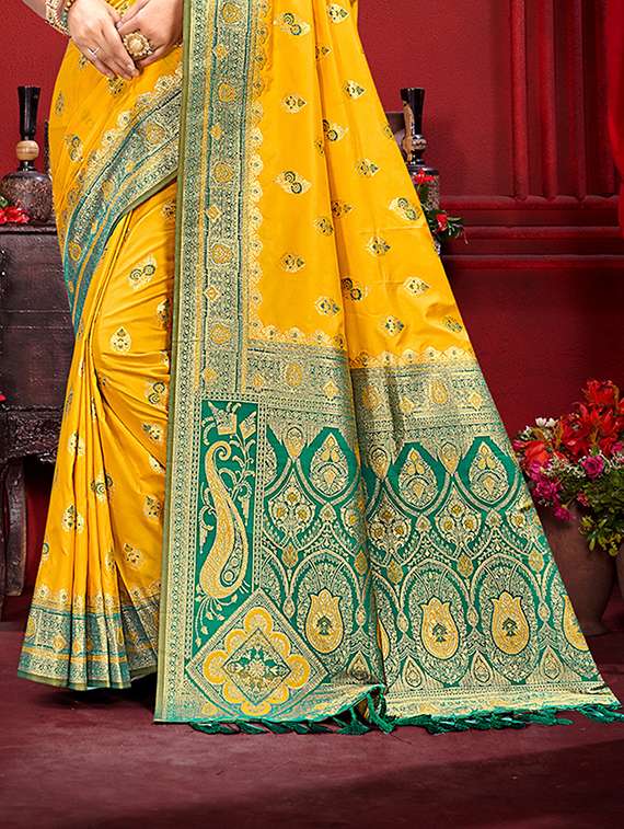women self design banarasi saree with blouse - 22140201 -  Standard Image - 2