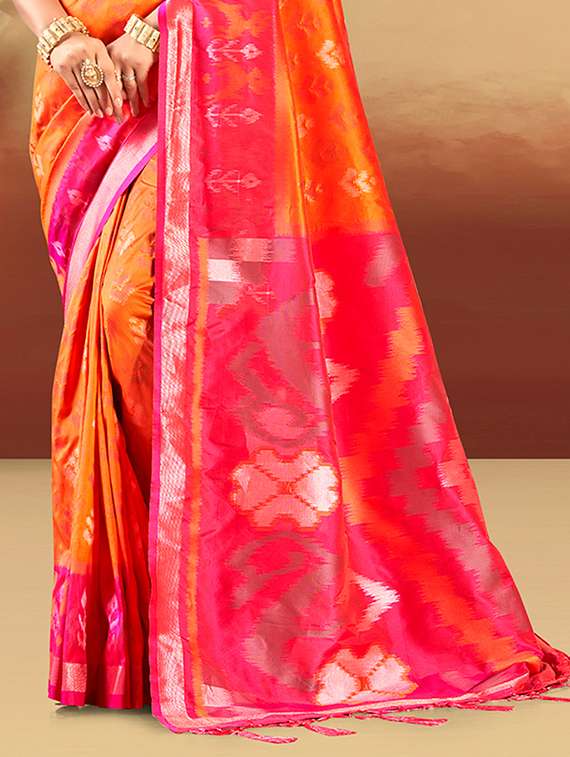 women self design banarasi saree with blouse - 22140224 -  Standard Image - 2