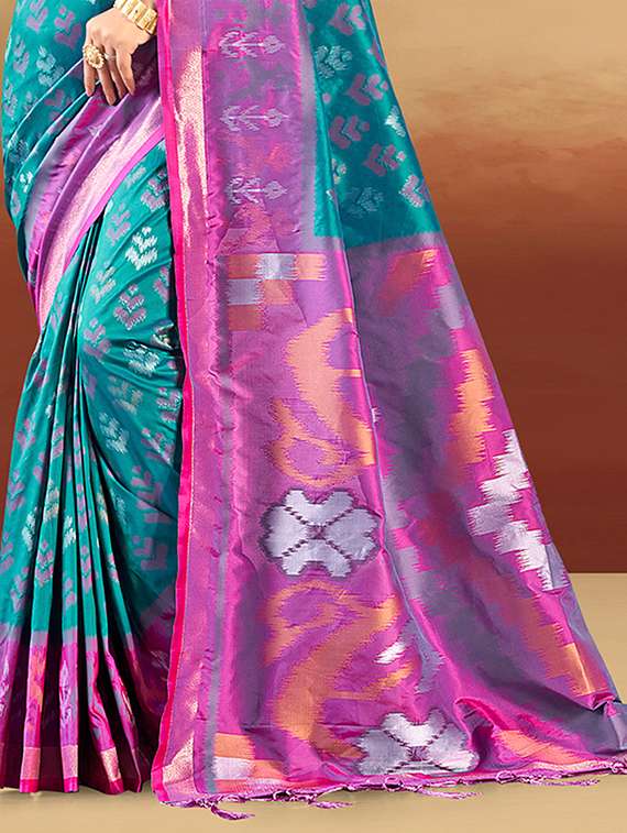 women self design banarasi saree with blouse - 22140225 -  Standard Image - 2