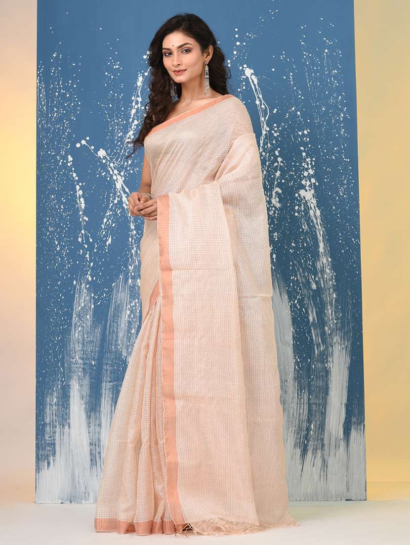 women self design handloom saree with blouse - 22140271 - Standard Image - 2