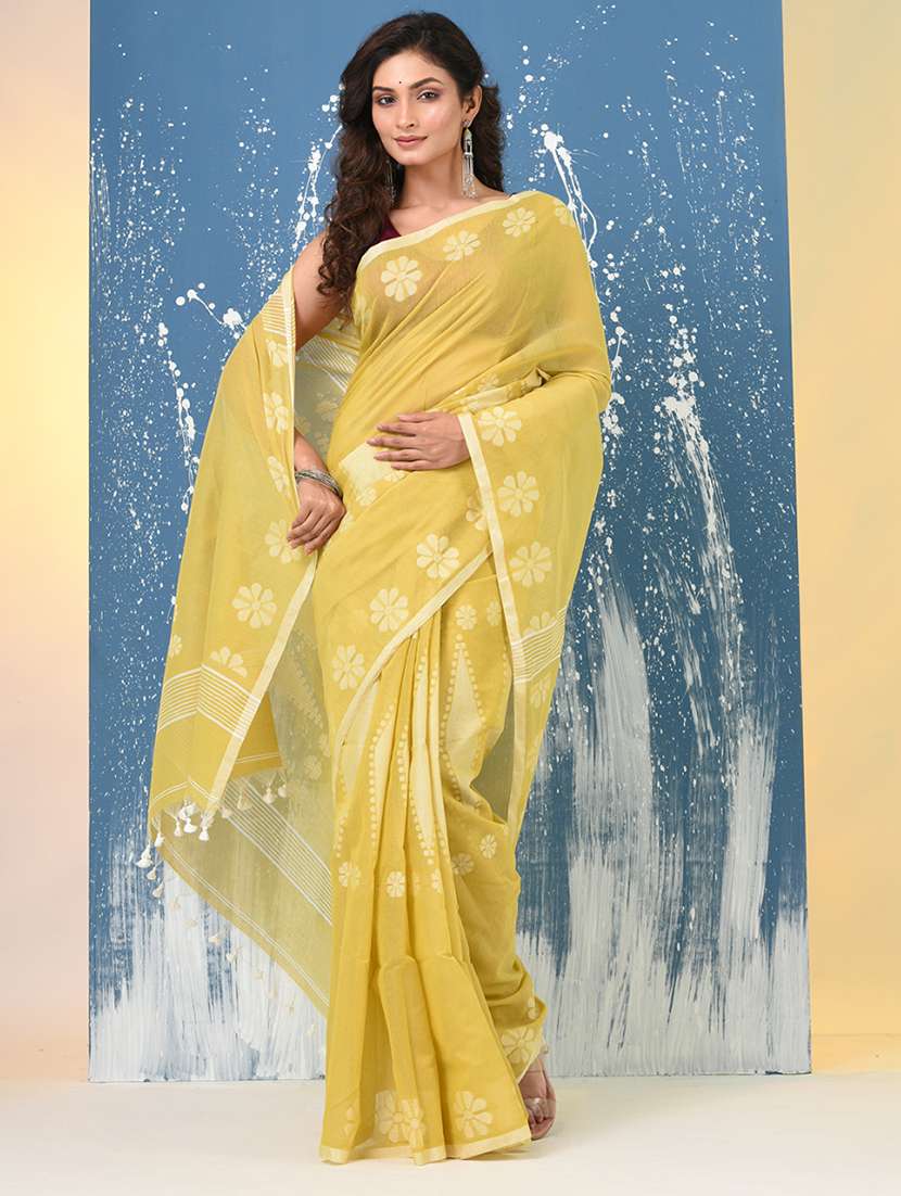 women self design handloom saree with blouse - 22140301 -  Standard Image - 2