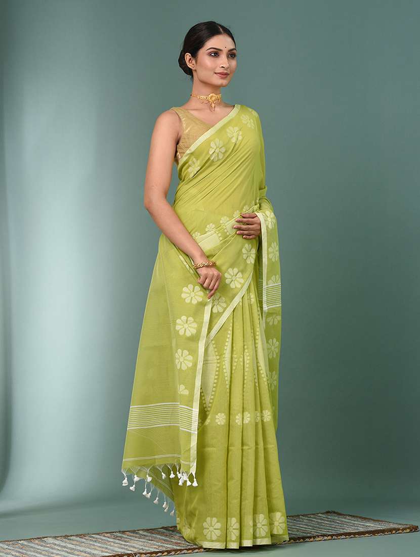 women self design handloom saree with blouse - 22140307 -  Standard Image - 2