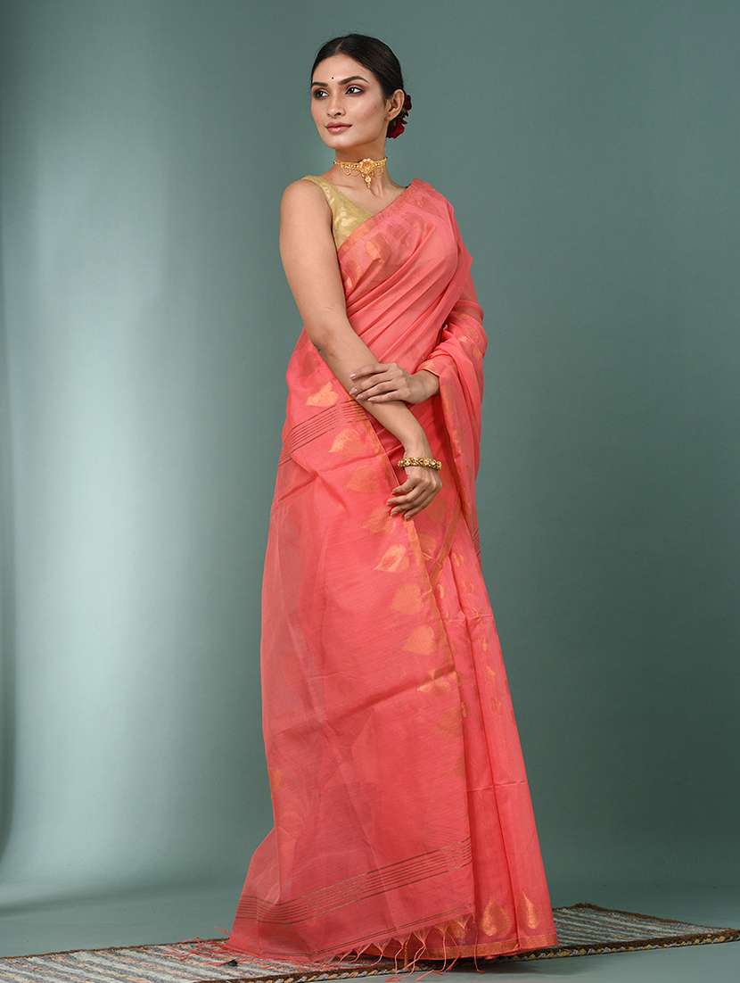 women self design handloom saree with blouse - 22140313 -  Standard Image - 2