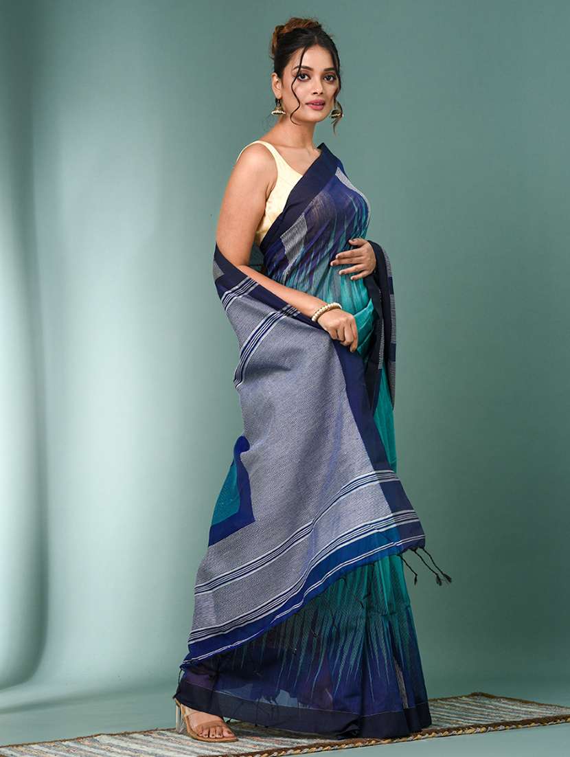 women self design handloom saree with blouse - 22140385 -  Standard Image - 2
