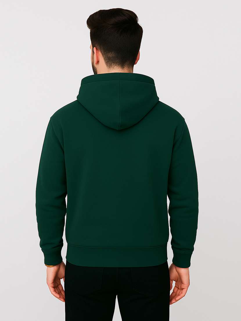 men solid long sleeve regular fit hooded sweatshirt - 22140473 -  Standard Image - 2