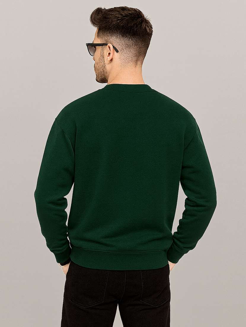 men solid long sleeve regular fit sweatshirt - 22140482 -  Standard Image - 2