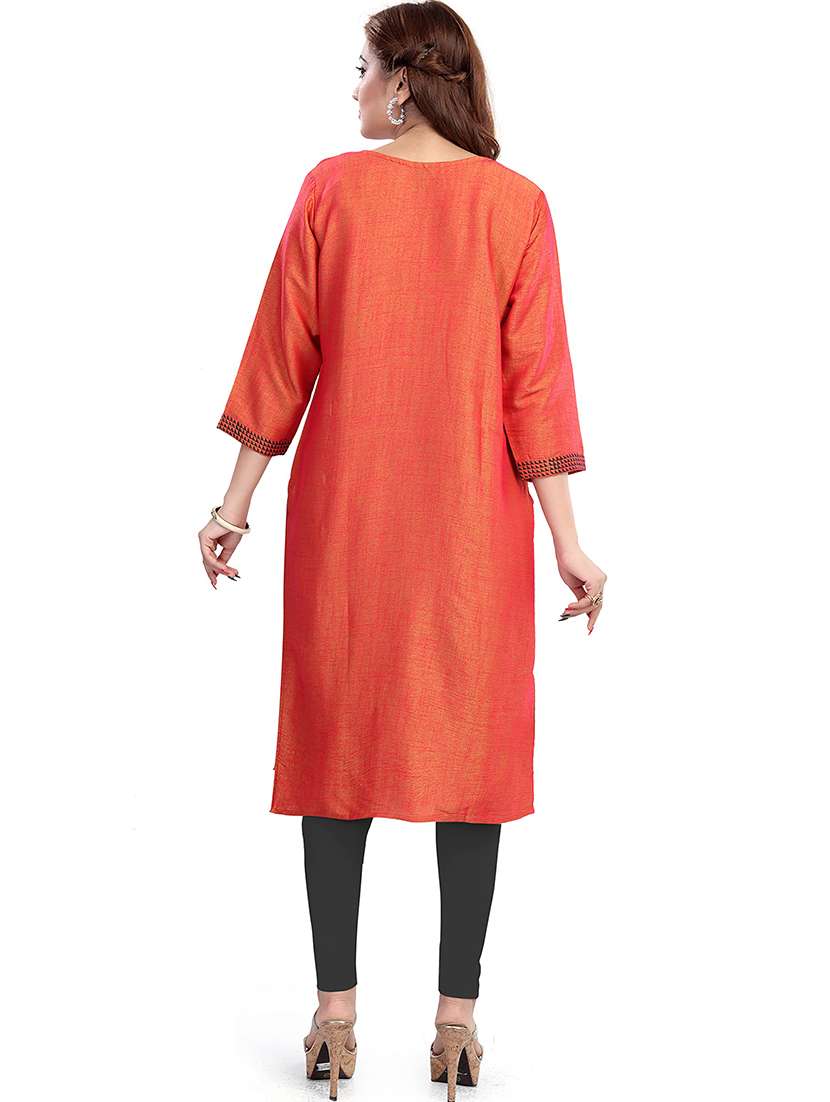 women printed three quarter sleeve maternity wear kurta - 22140617 -  Standard Image - 2