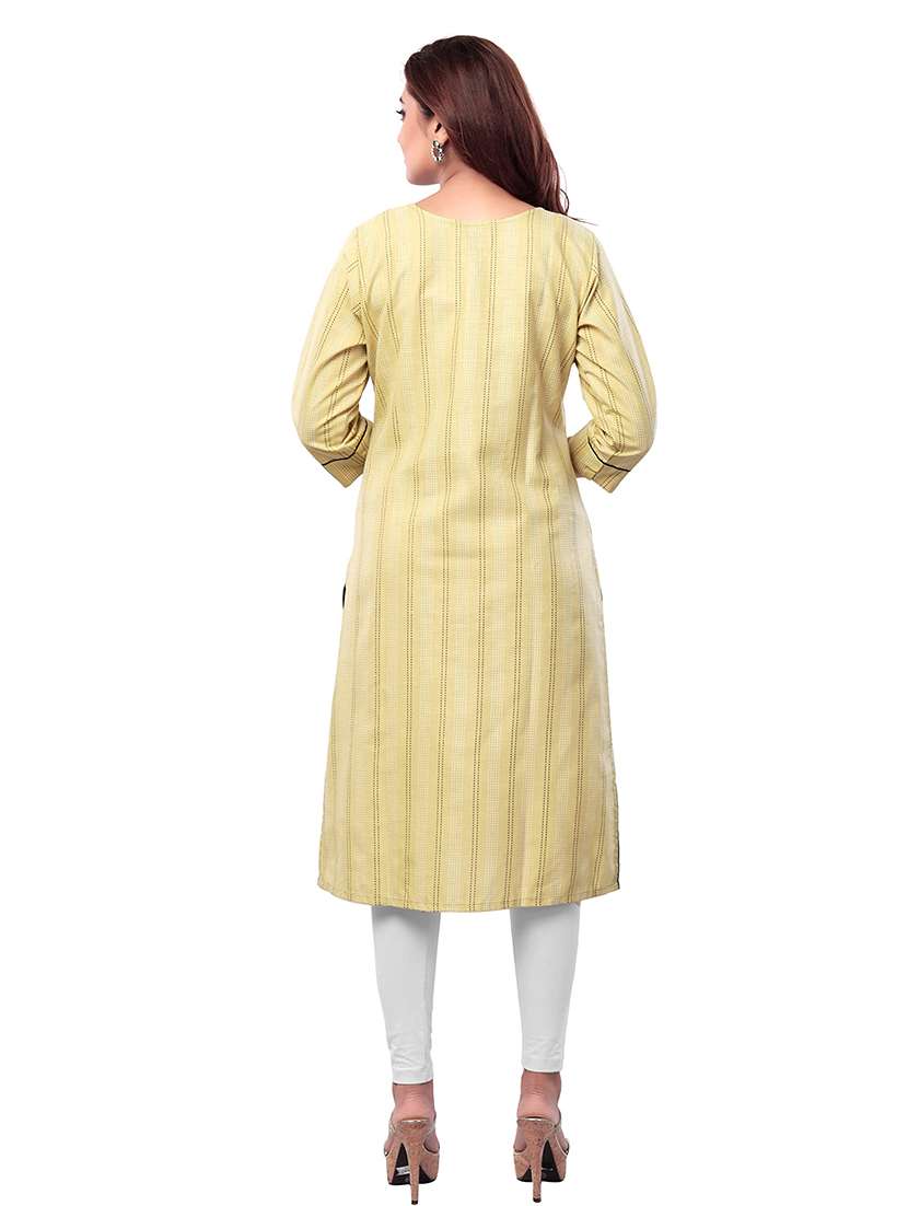 women self design three quarter sleeve maternity wear kurta - 22140629 -  Standard Image - 2