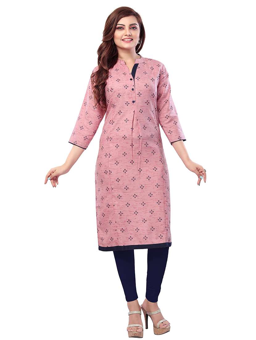 women pack of 2 three quarter sleeve maternity wear kurta - 22140640 -  Standard Image - 2