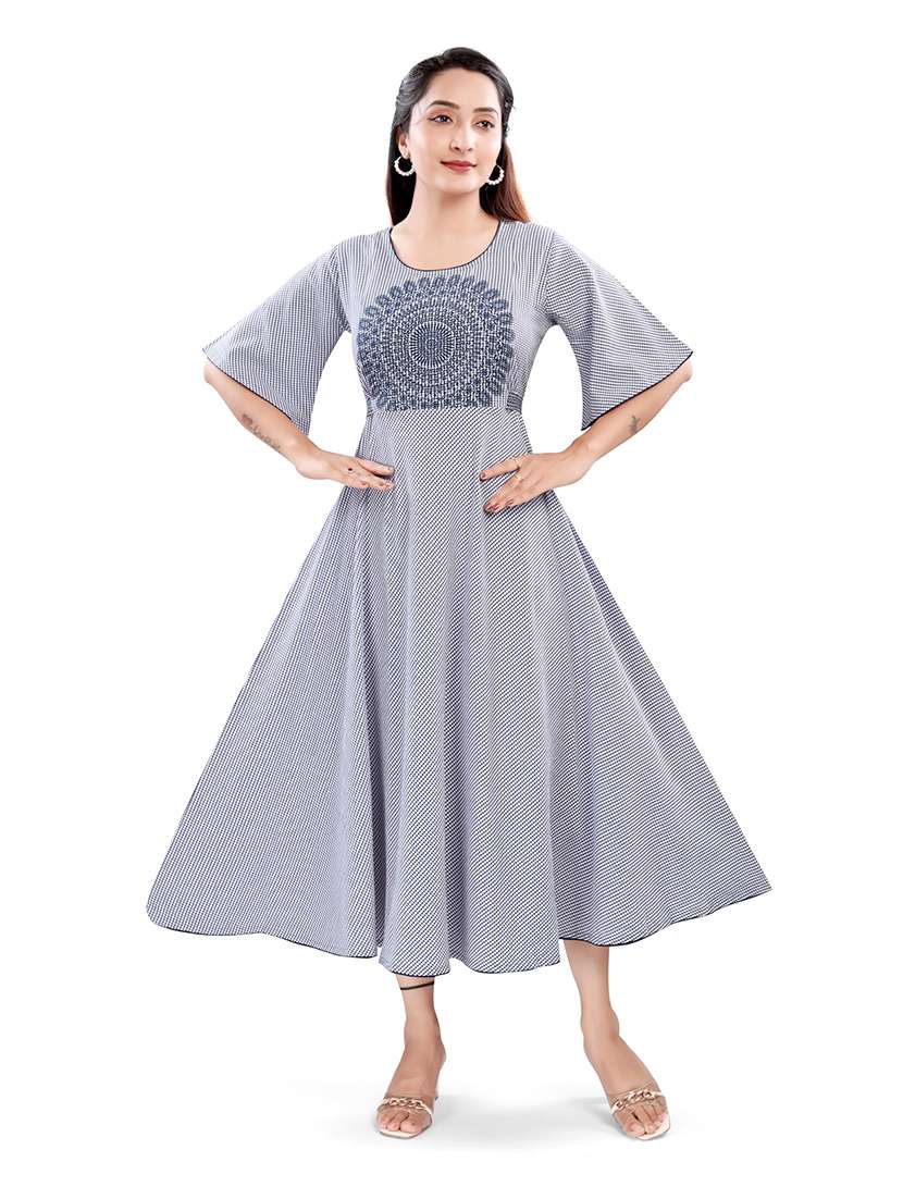 women printed flared sleeve maternity wear dress - 22140720 -  Standard Image - 2