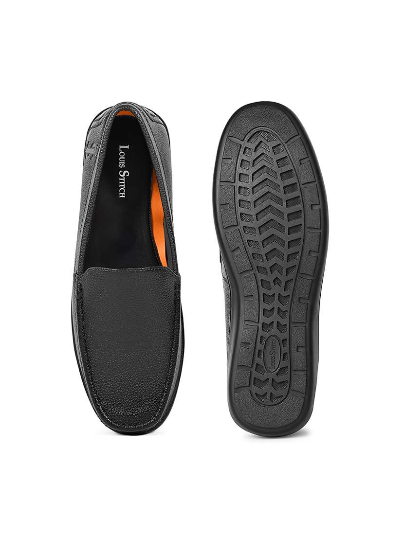 men black slip on loafer - 22141054 -  Standard Image - 2