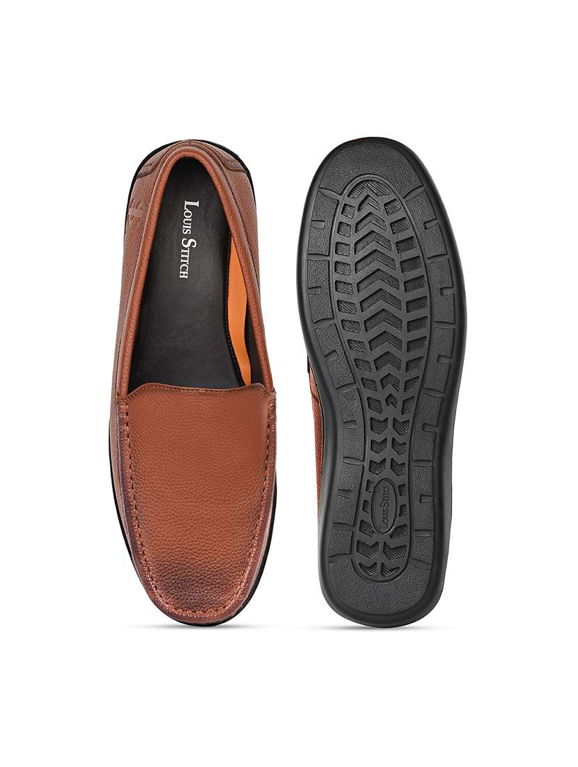 men tan slip on loafer - 22141055 -  Standard Image - 2