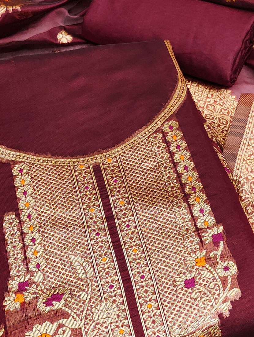 women self design unstitched suit set - 22141180 - Standard Image - 2