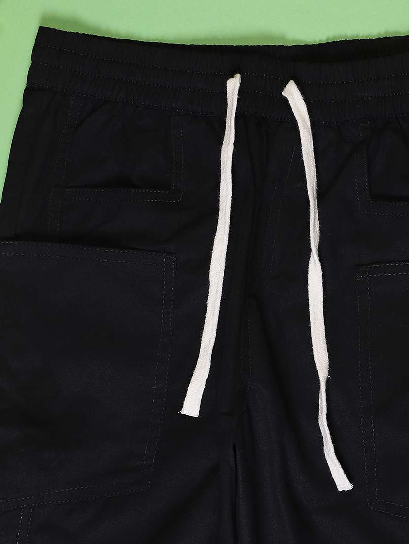 girls solid mid rise cargo - 22141322 - Standard Image - 2