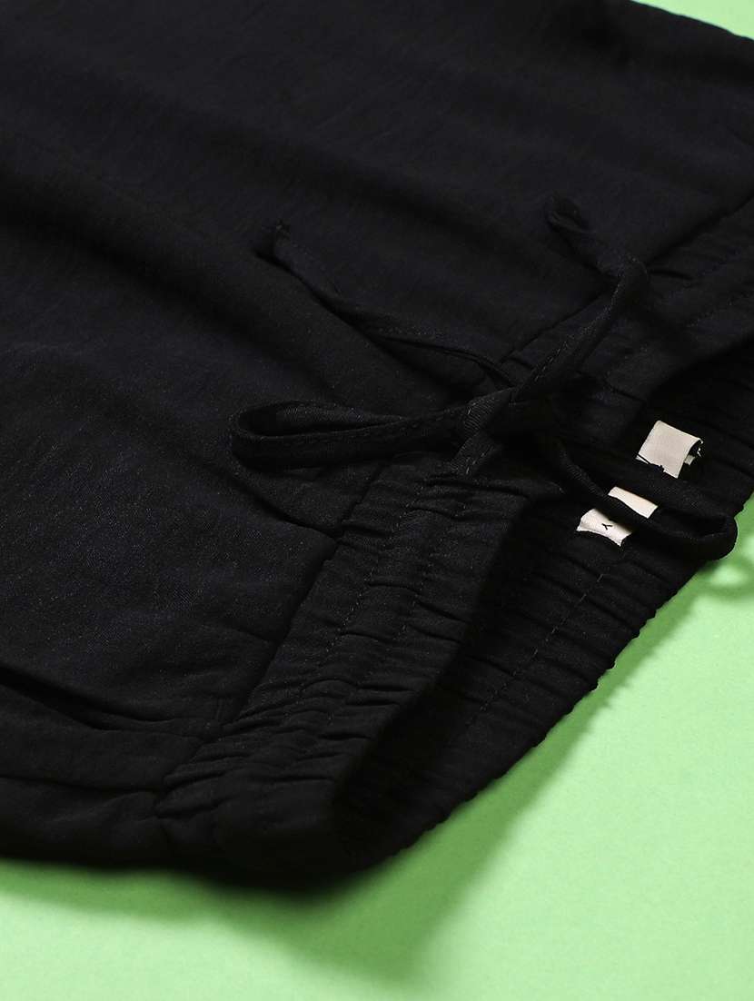 girls solid mid rise chinos trouser - 22141323 -  Standard Image - 2