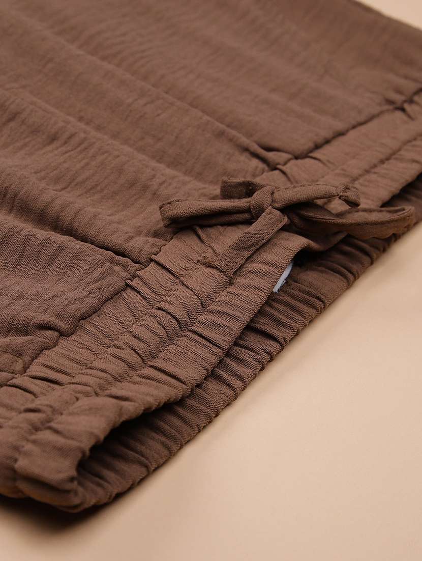 girls solid mid rise palazzo  - 22141330 -  Standard Image - 2