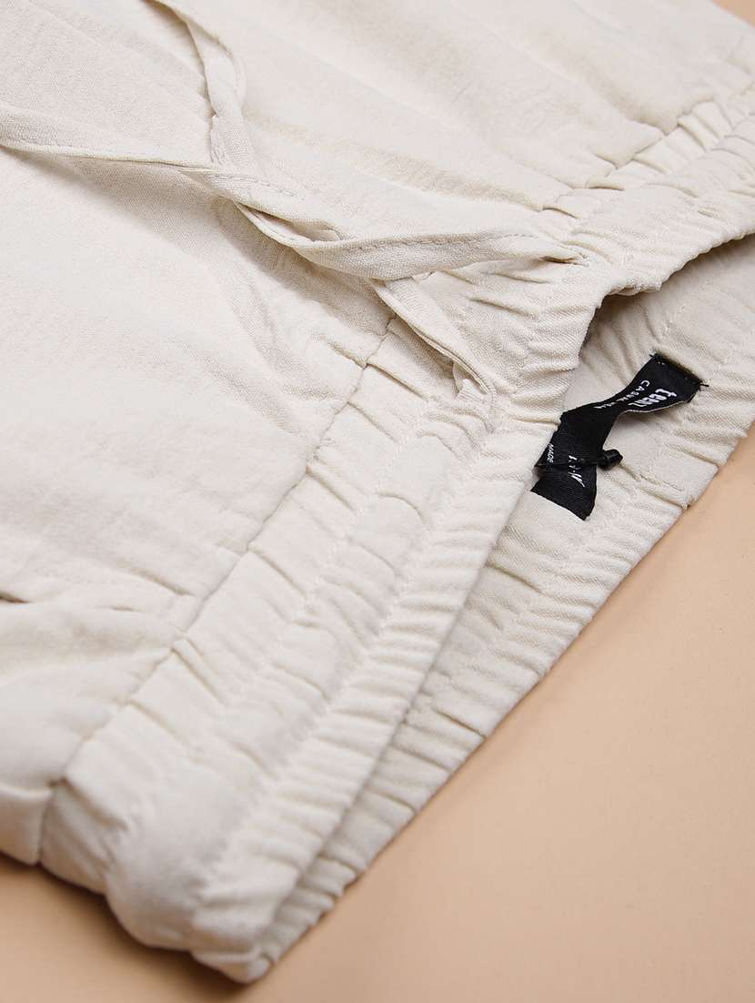 girls solid mid rise flared palazzo - 22141331 -  Standard Image - 2