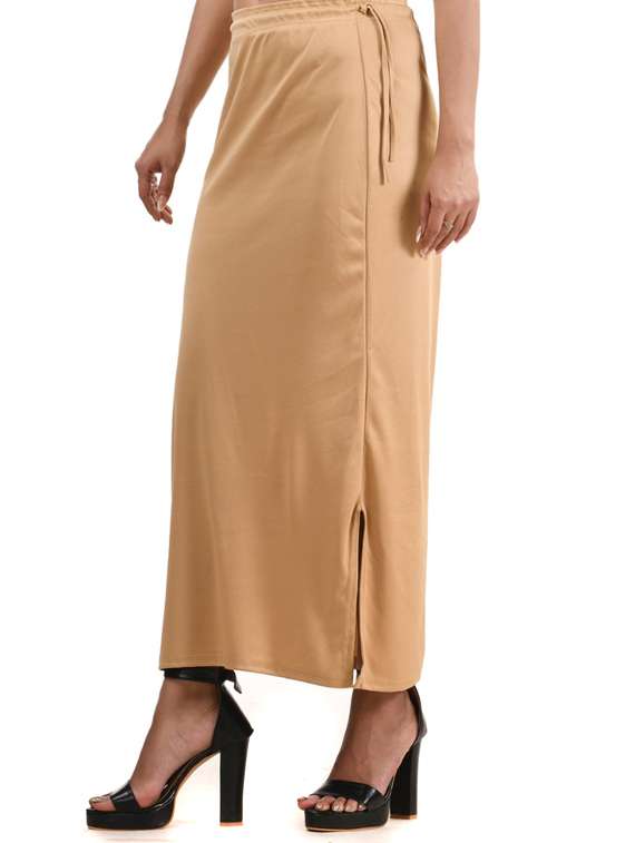 women solid mid rise saree shaper - 22141337 - Standard Image - 2
