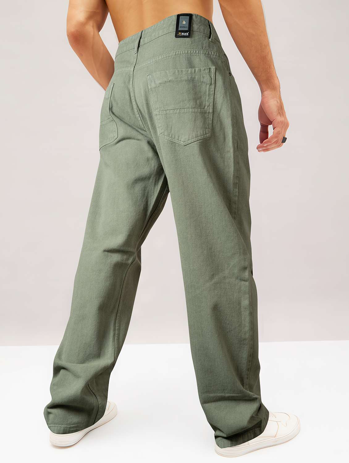 men plain mid rise full length jean - 22141599 - Standard Image - 2