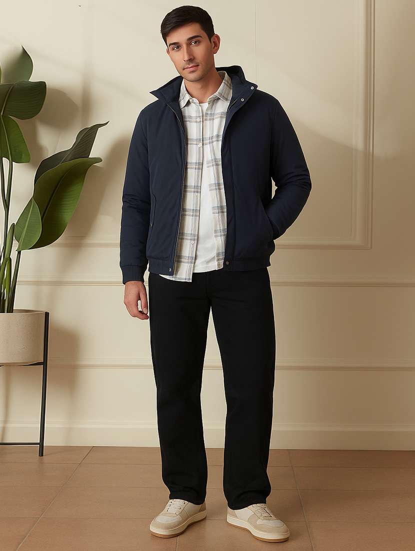 men plain mid rise full length jean - 22141602 - Standard Image - 2