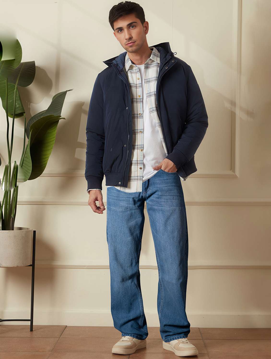 men washed mid rise full length jean - 22141605 -  Standard Image - 2