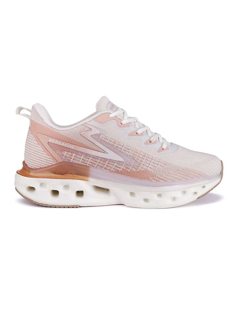 men peach lace up sport shoe - 22141955 - Standard Image - 2