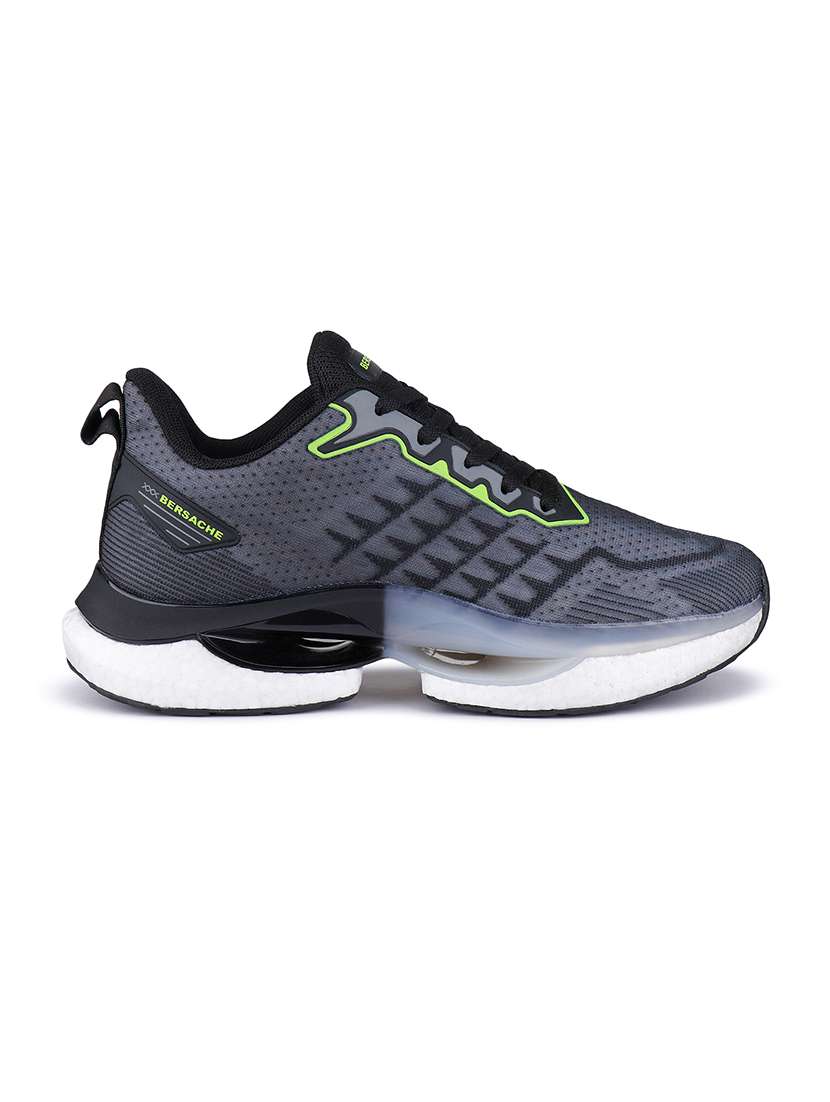 men black lace up sport shoe - 22141960 - Standard Image - 2