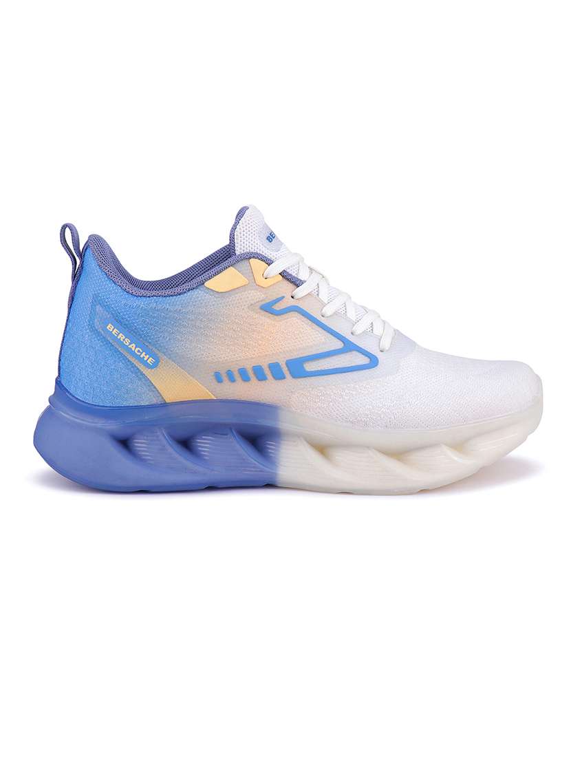 men blue lace up sport shoe - 22141962 -  Standard Image - 2