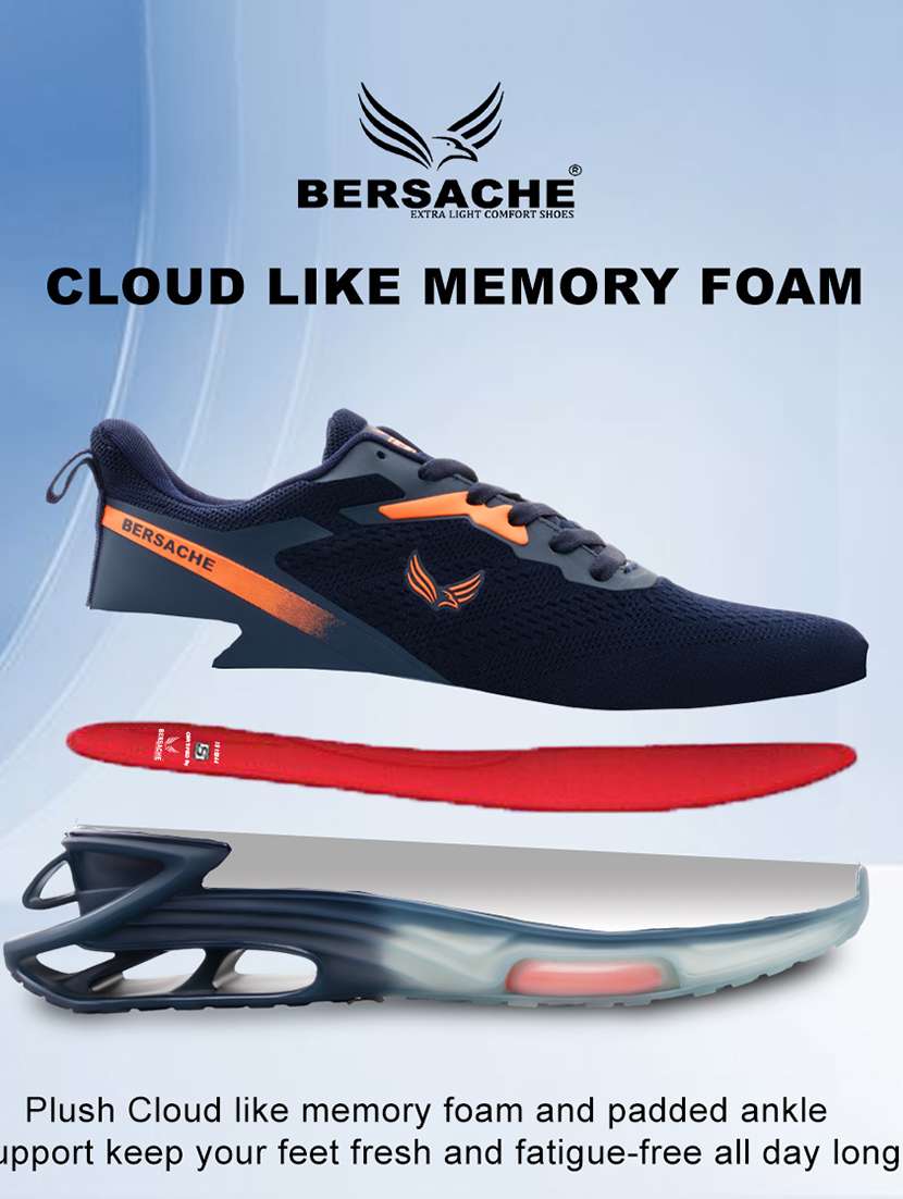 men black lace up sport shoe - 22141975 - Standard Image - 2