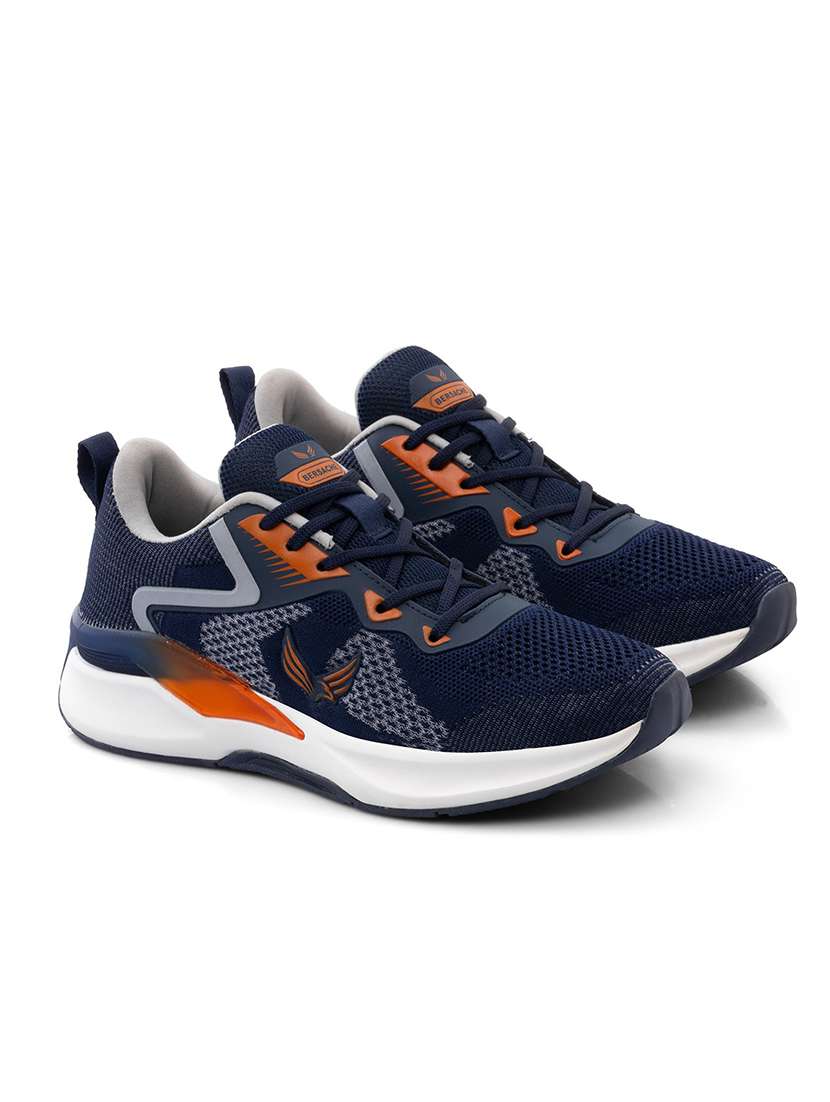 men blue lace up sport shoe - 22141983 - Standard Image - 2