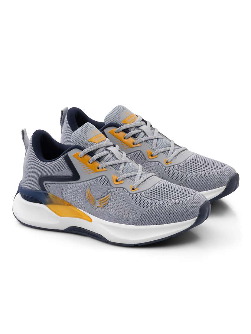 men grey lace up sport shoe - 22141984 -  Standard Image - 2
