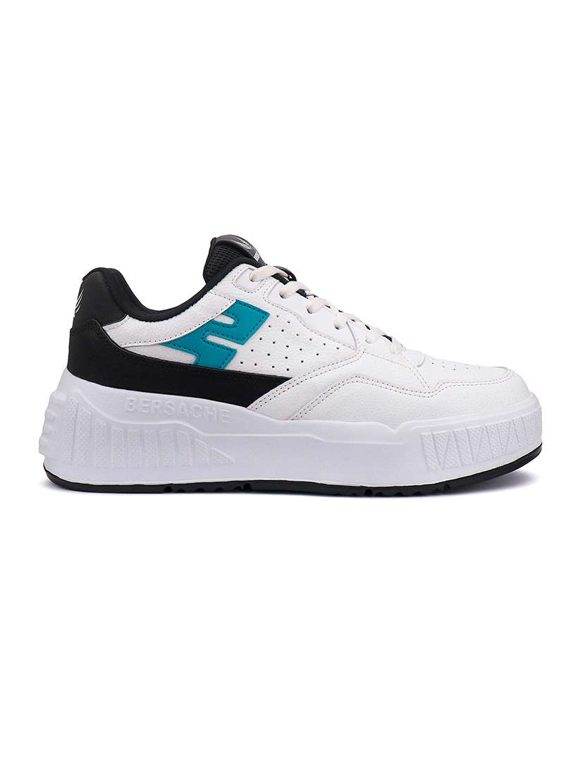 men white lace up sneaker - 22141990 - Standard Image - 2