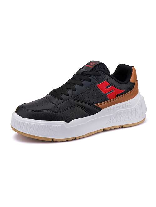 men black lace up sneaker - 22141991 - Standard Image - 0