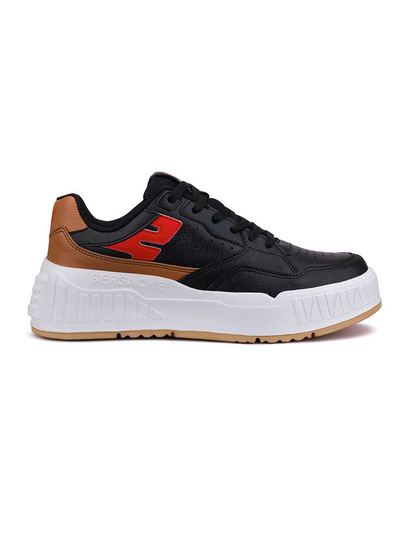men black lace up sneaker - 22141991 - Standard Image - 2