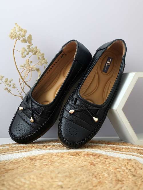 women black slip on ballerina - 22141993 - Standard Image - 0