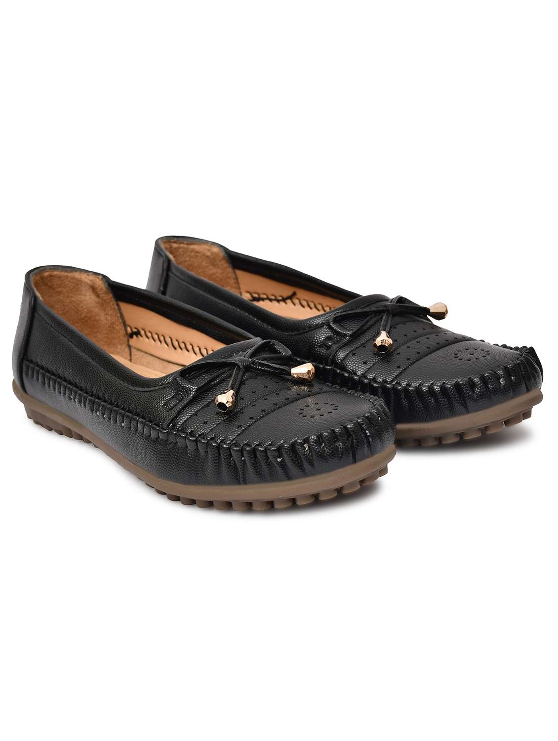 women black slip on ballerina - 22141993 - Standard Image - 2