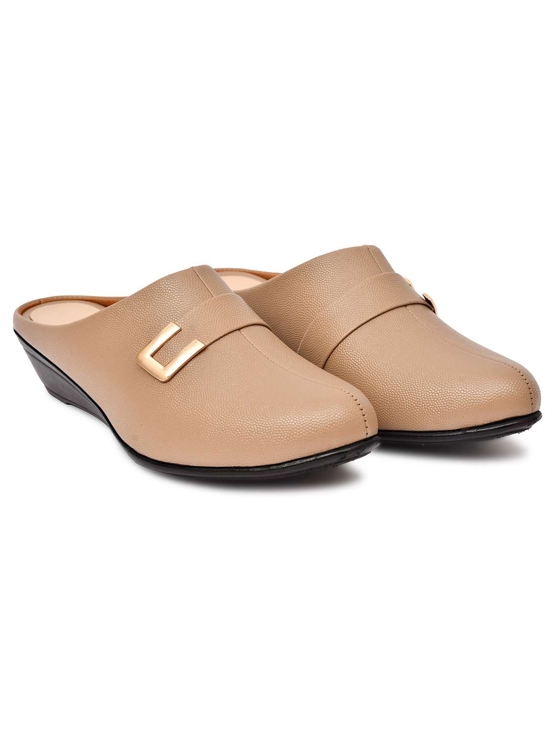 women solid slip on mules - 22141996 - Standard Image - 2