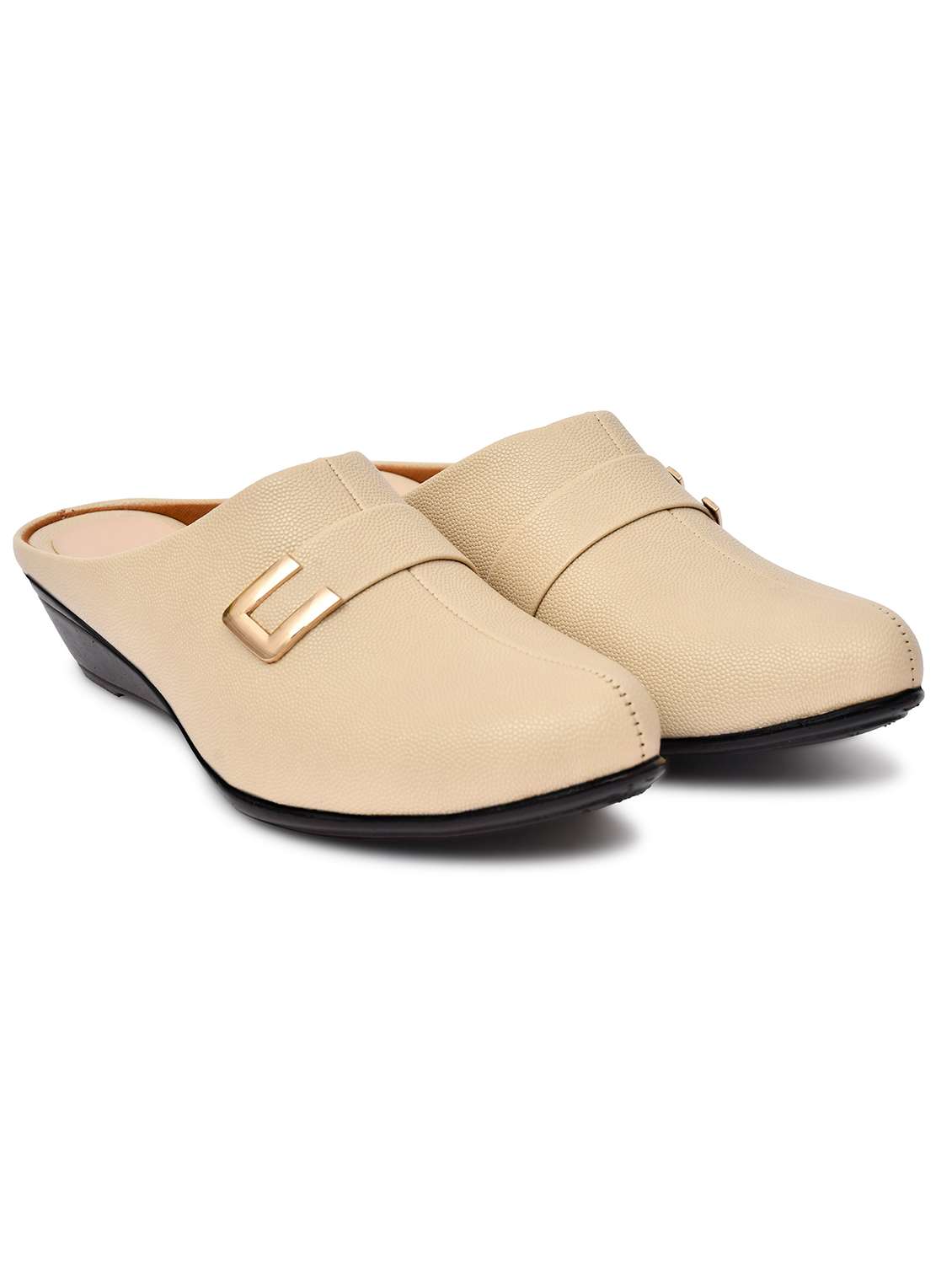 women solid slip on mules - 22141997 - Standard Image - 2