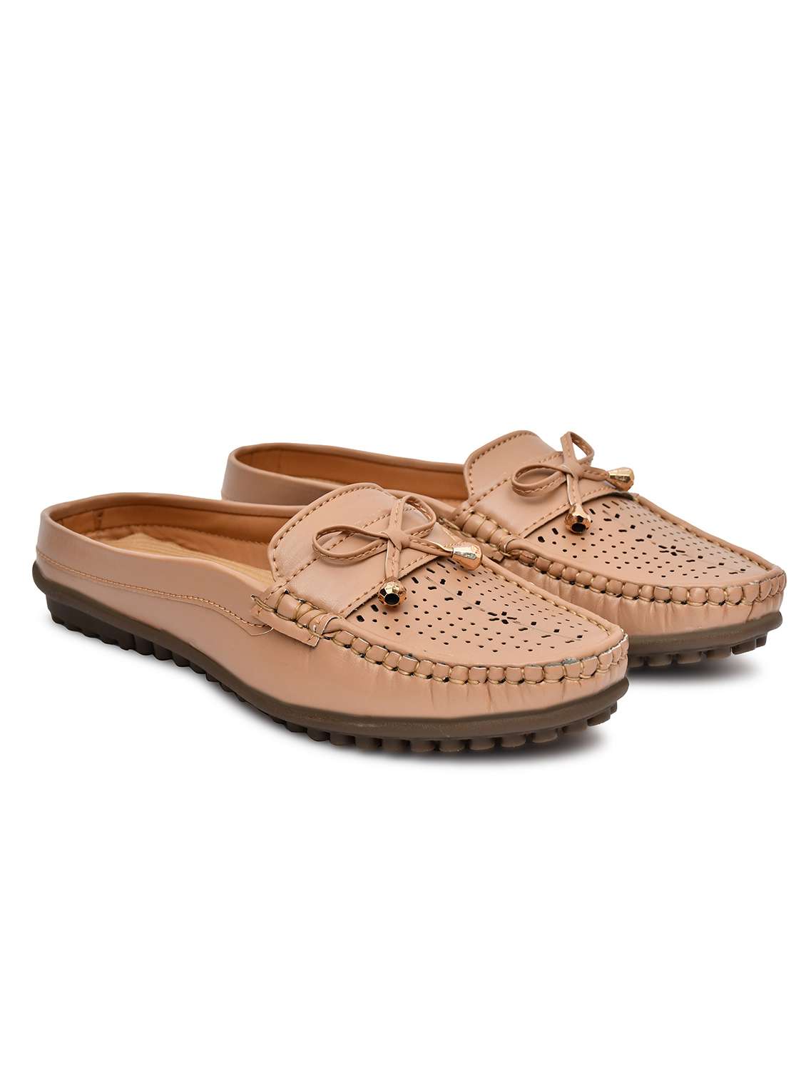 women solid slip on mules - 22142003 - Standard Image - 2
