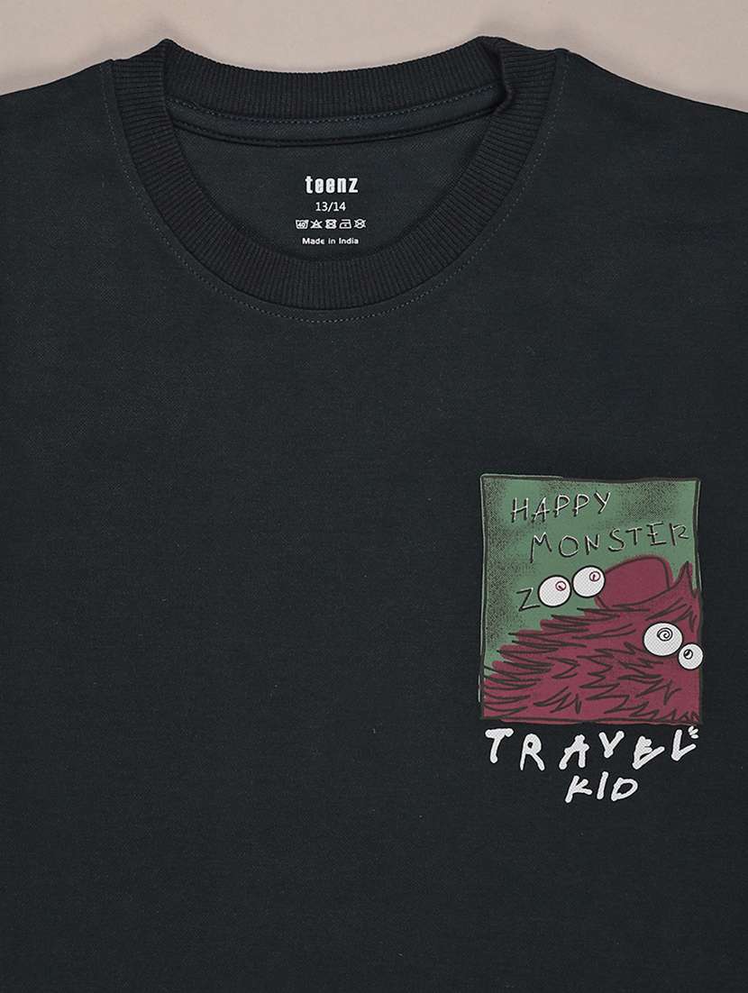 Boys Printed Long Sleeve T-shirt - 22142013 -  Standard Image - 2