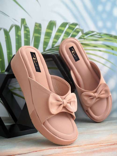 women nude slip on wedge - 22142030 - Standard Image - 0