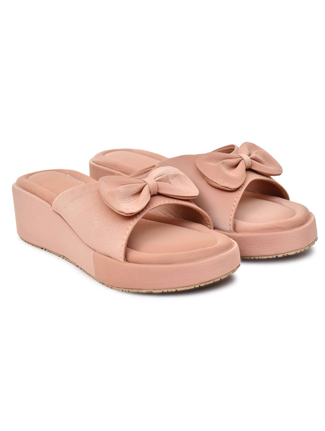 women nude slip on wedge - 22142030 - Standard Image - 2