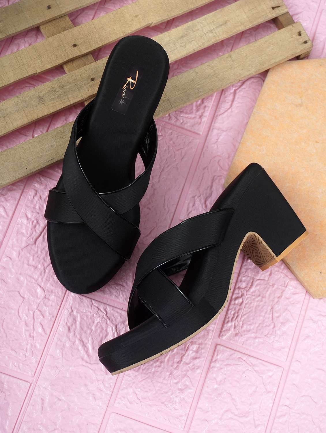 women black slip on sandal - 22142043 - Zoom Image - 0