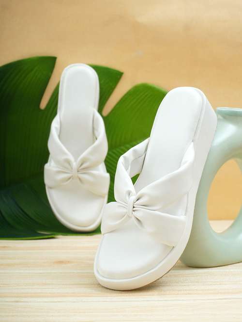 women solid slip on wedge - 22142047 - Standard Image - 0