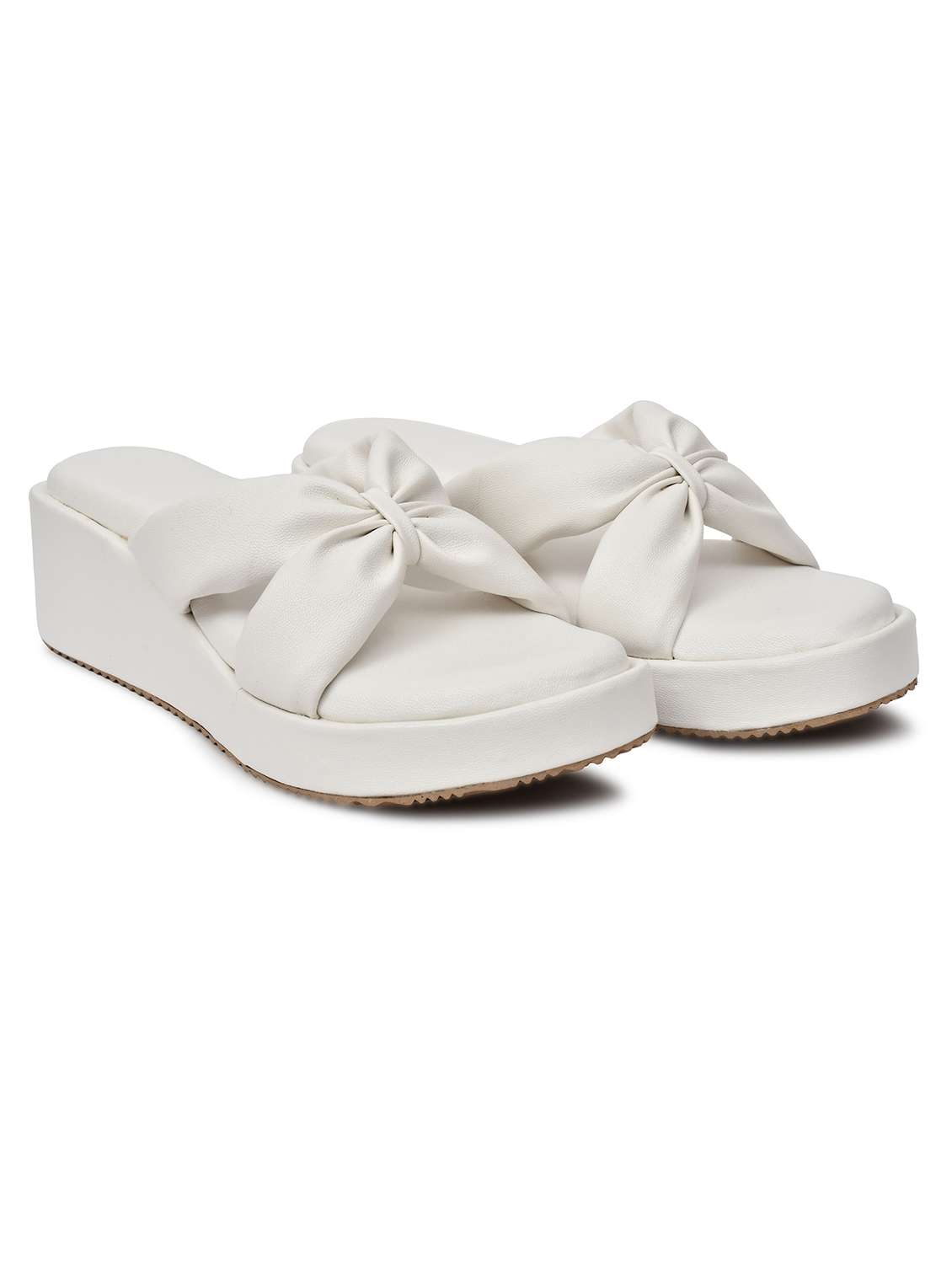 women solid slip on wedge - 22142047 - Standard Image - 2