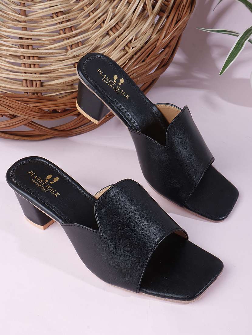 women slip on block heel sandal - 22142051 -  Zoom Image - 0