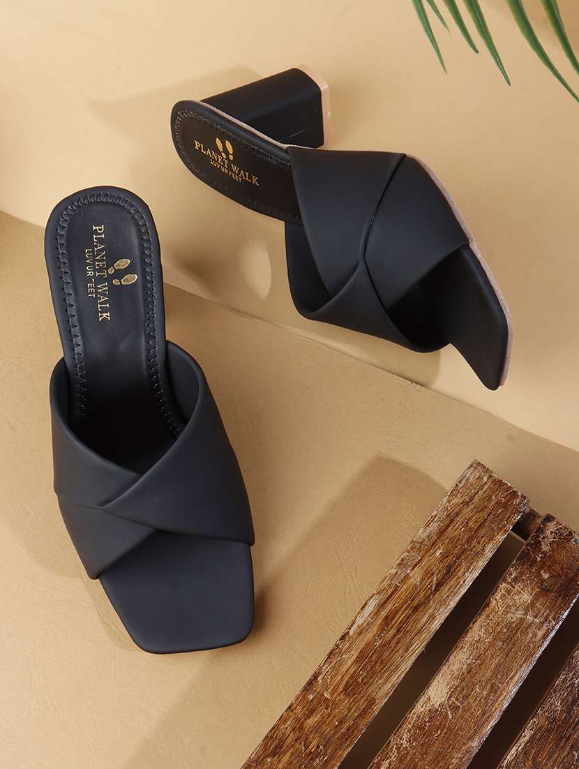 women slip on block heel sandal - 22142057 - Zoom Image - 0